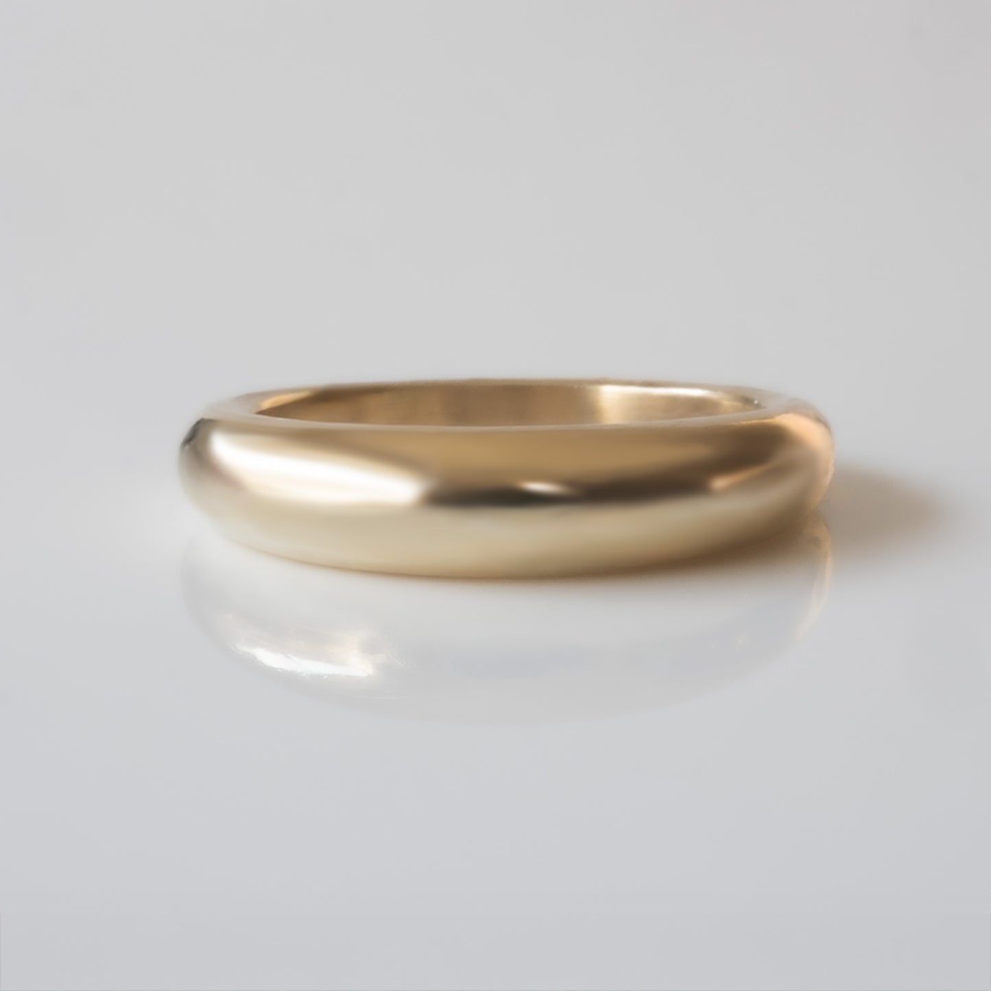 Bulge-Ring Midi YG/WG