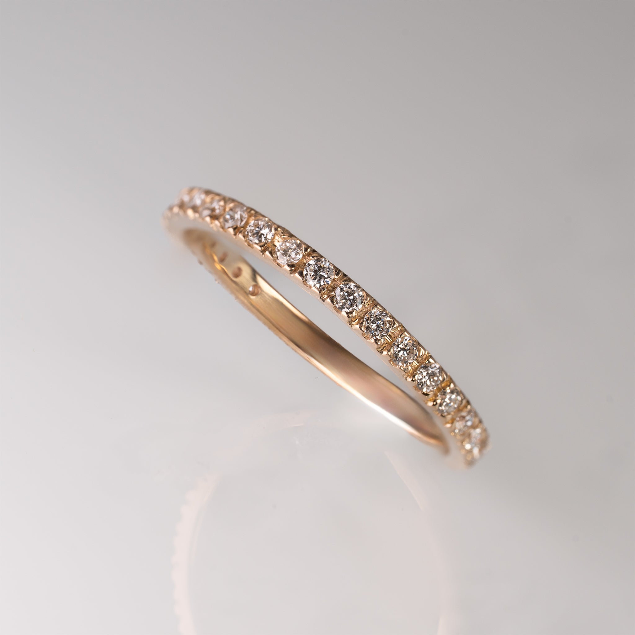 Glide Half Eternity Ring-Grace1.5 - YG/WG 【LGD】