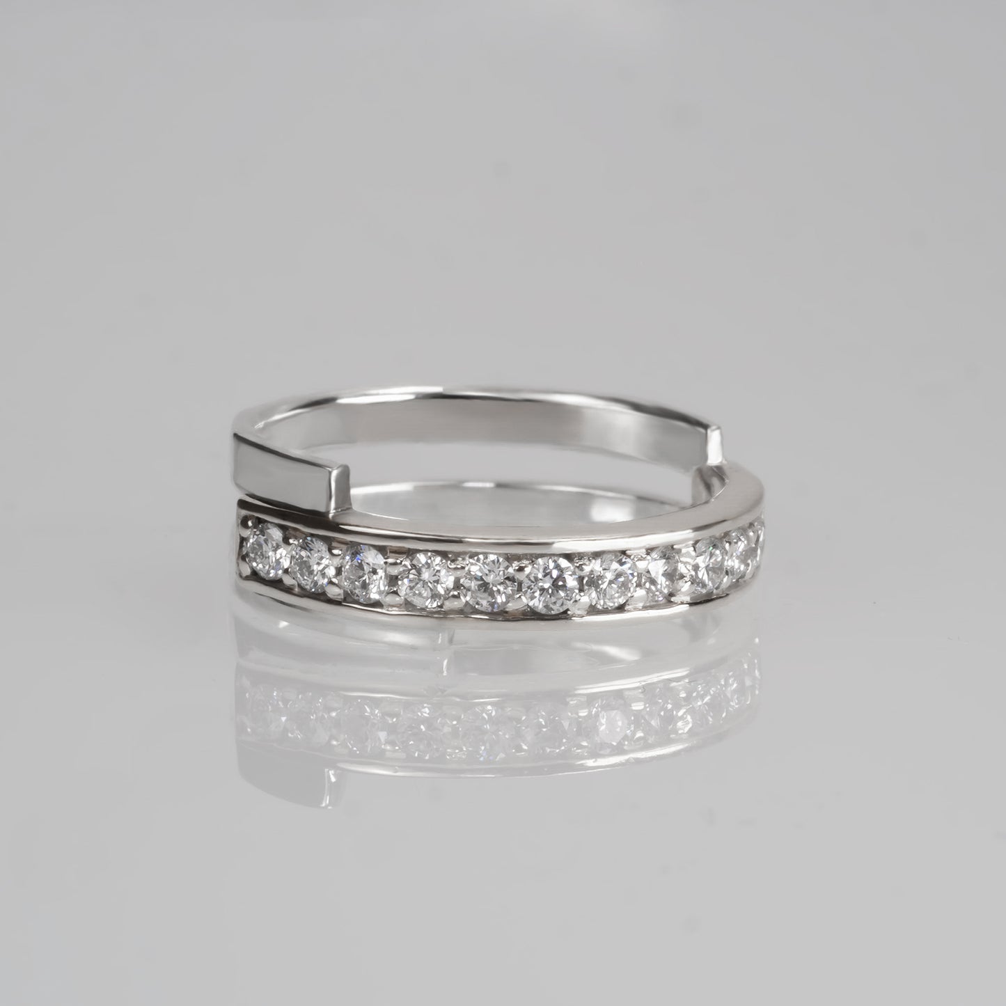 Layer-Half Eternity Ring / WG【LGD】