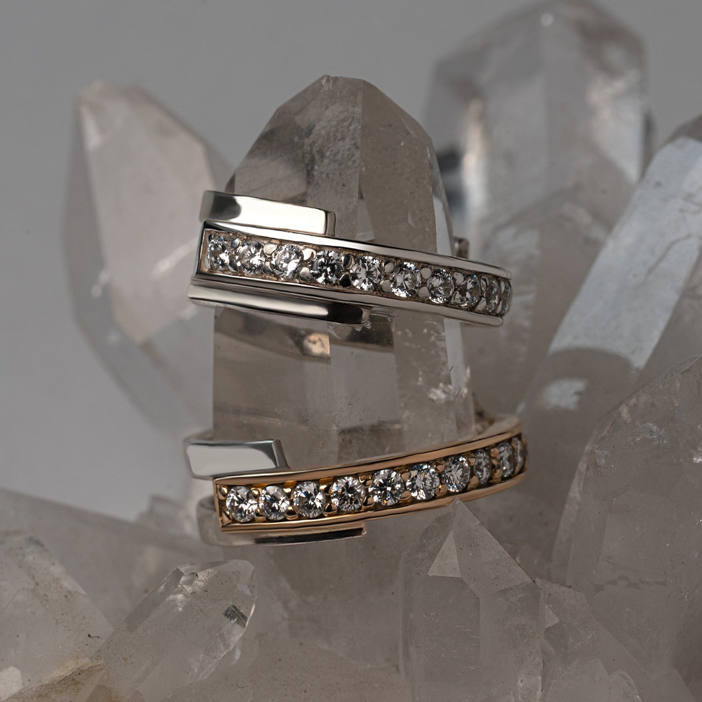 Layer-Half Eternity Ring / WG【LGD】