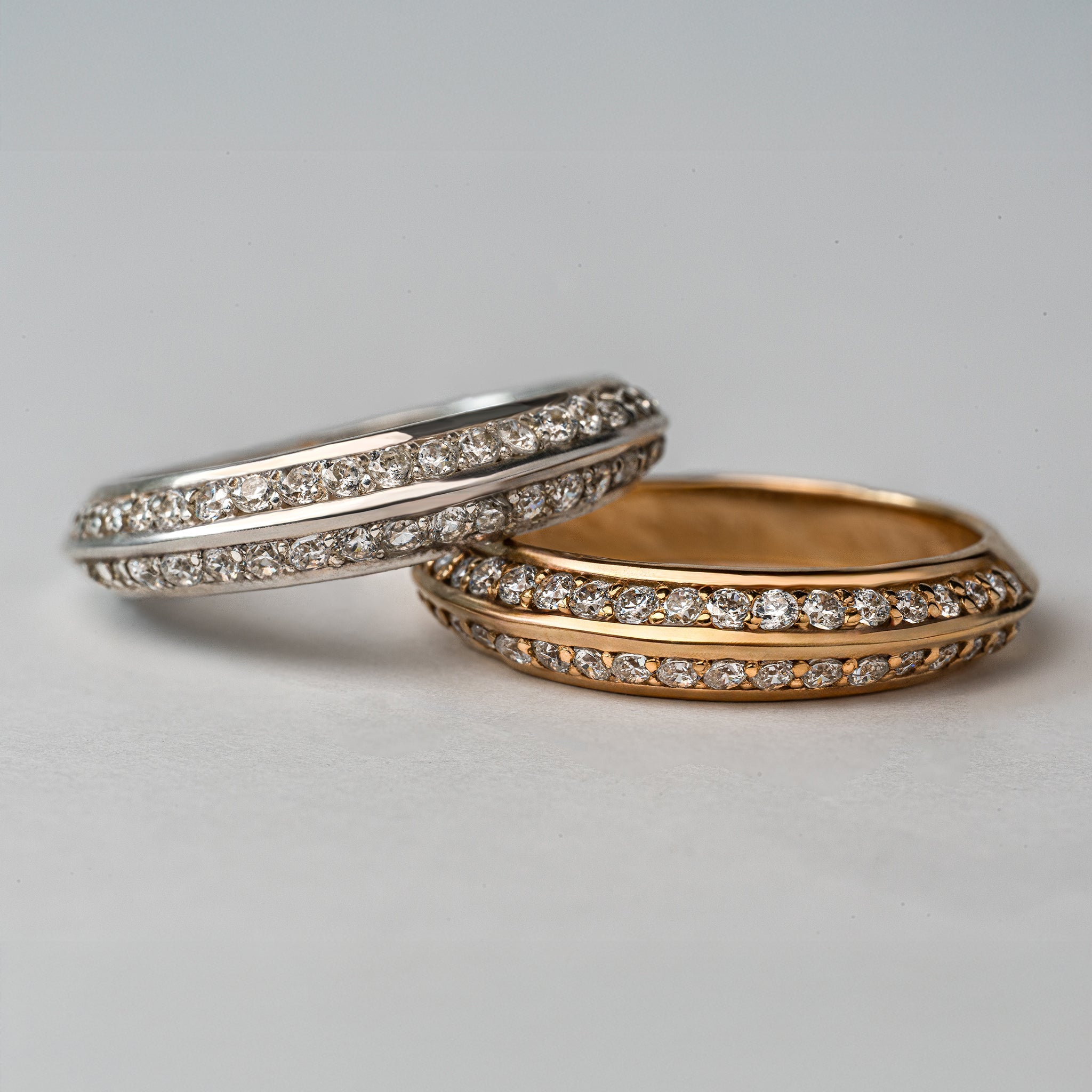 Prism-Twin Ray Ring - YG/WG【LGD】