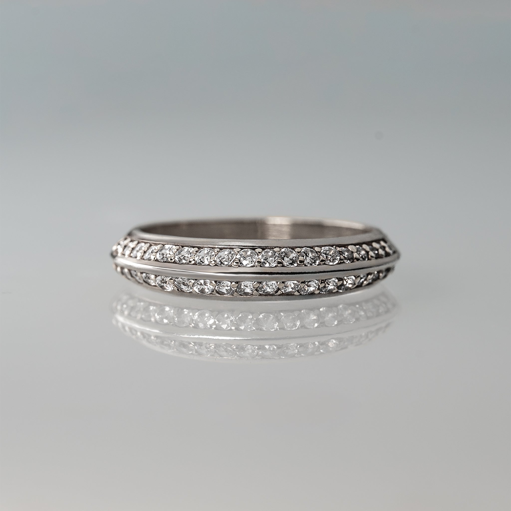 Prism-Twin Ray Ring - YG/WG【DIA】