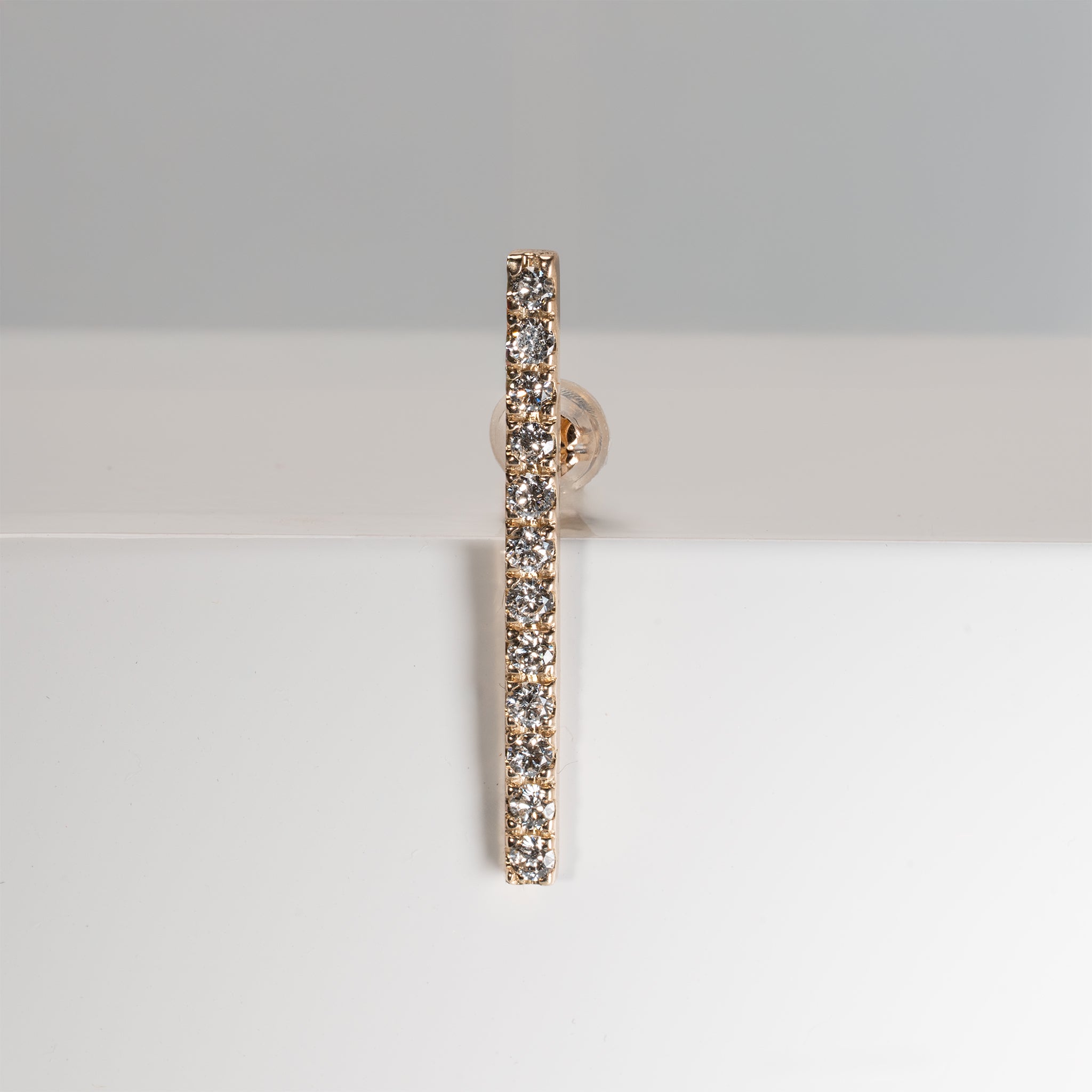 Ray Bar-Pierce-Radiant"2 Long - YG/WG 【LGD】