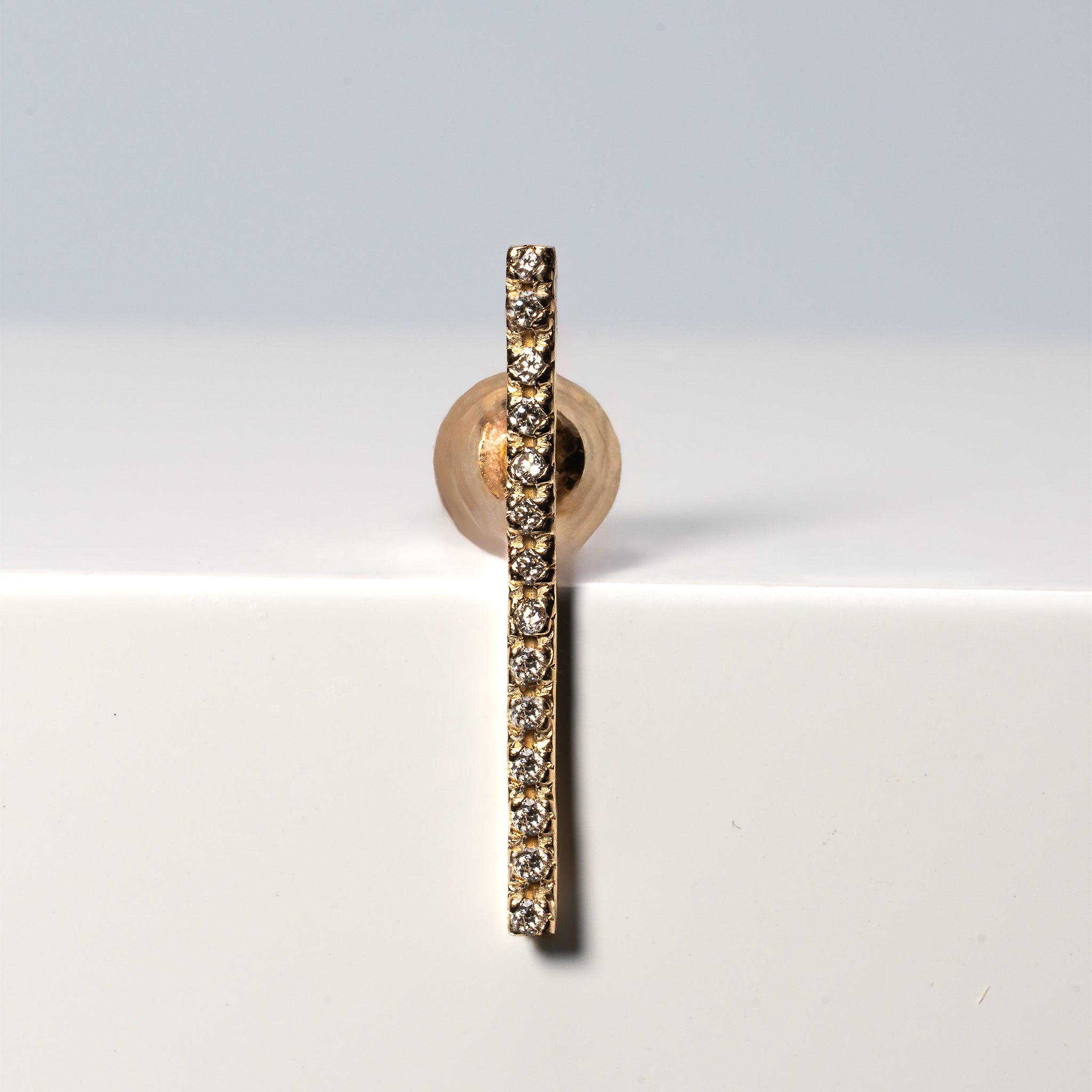 Ray Bar-Pierce-Petite"1 Midi - YG/WG 【DIA】