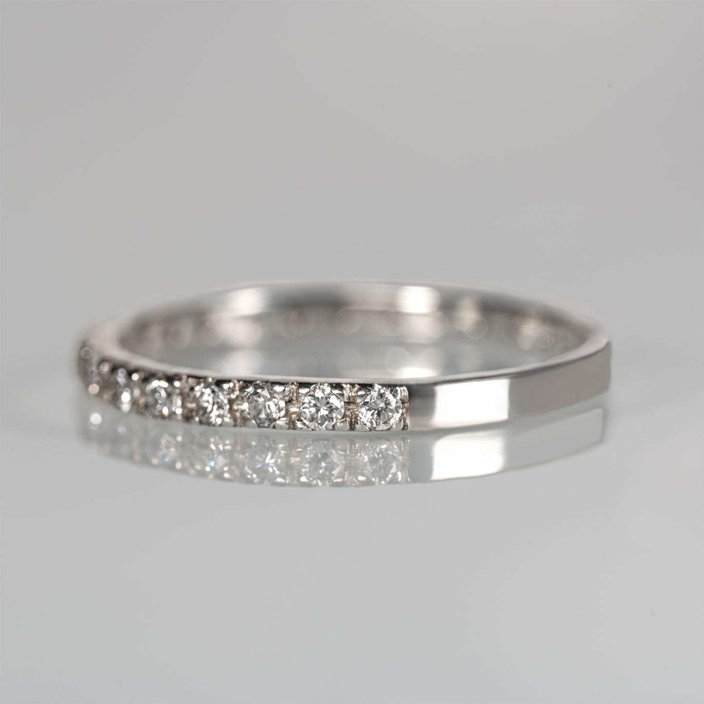 Glide Half Eternity Ring-Grace1.5 YG/WG 【LGD】