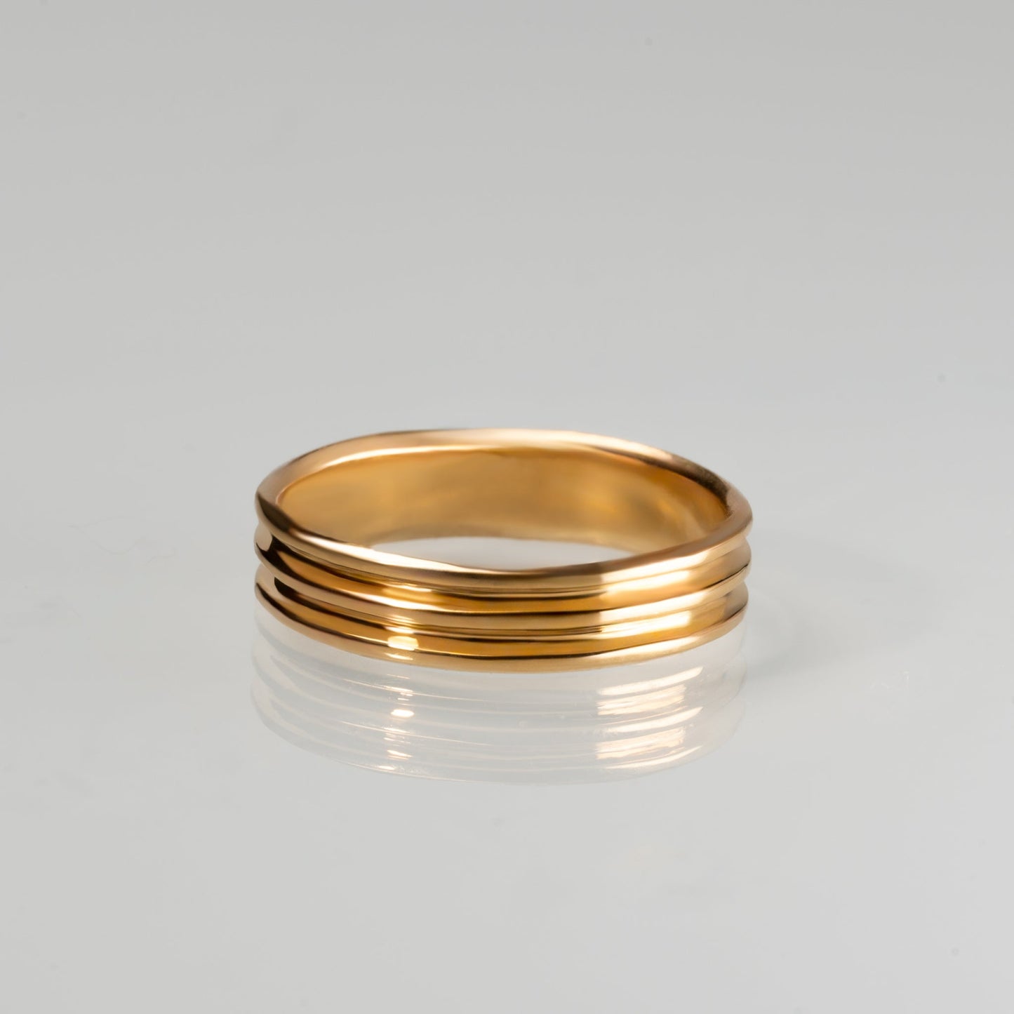 Strata-Ring Triple - YG/WG