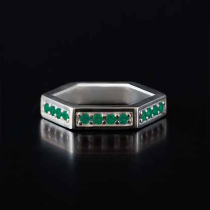 Aspect-Half Eternity Ring‐Heavy - SV