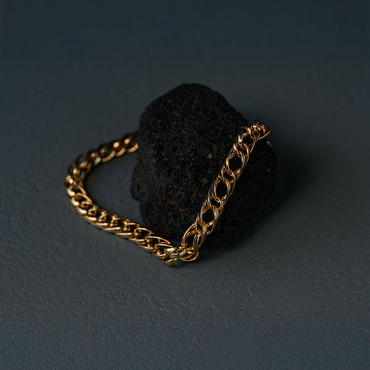 Double Heavy Chain -Bracelet-SV