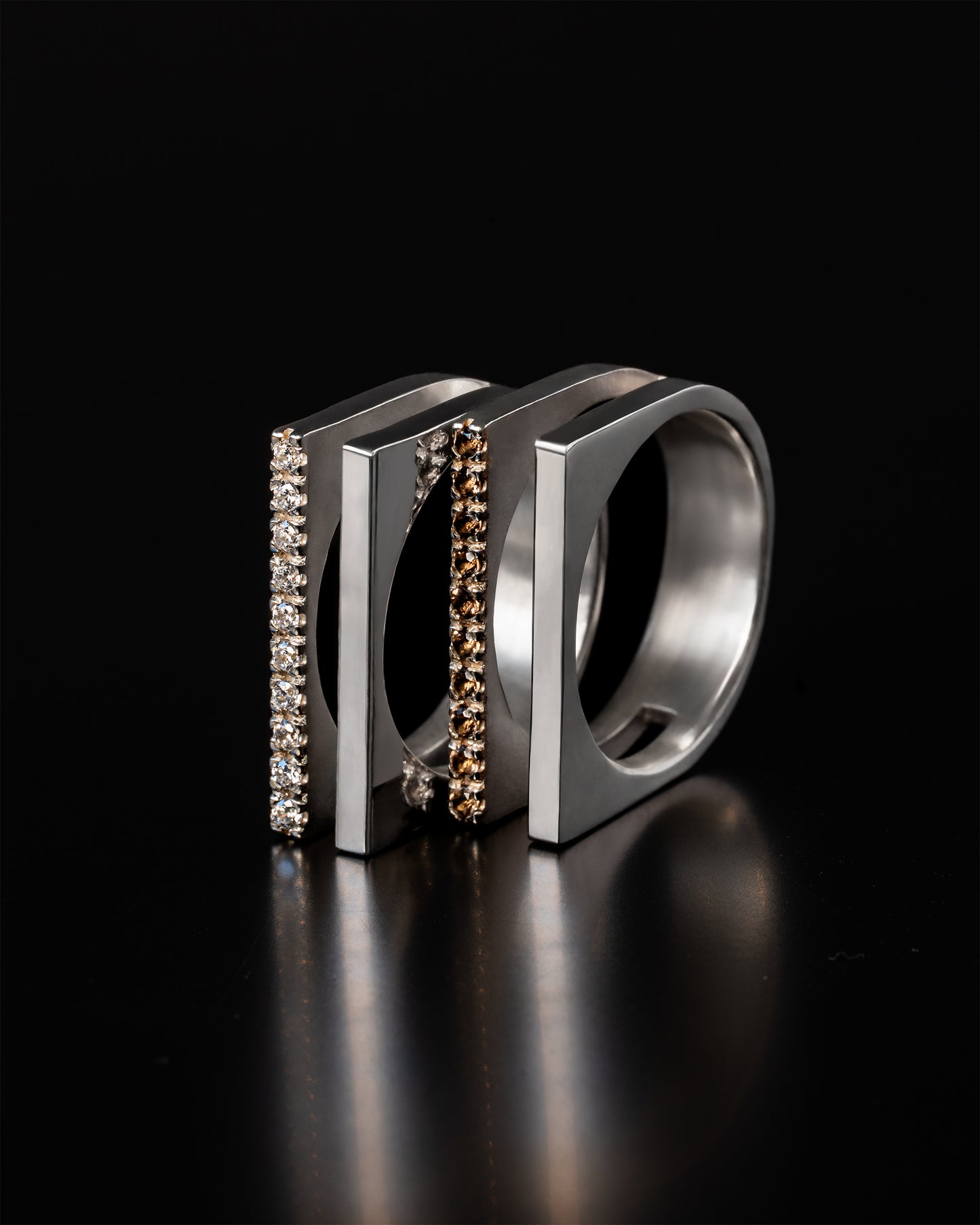 Liminal-Duo Ring Glint - SV