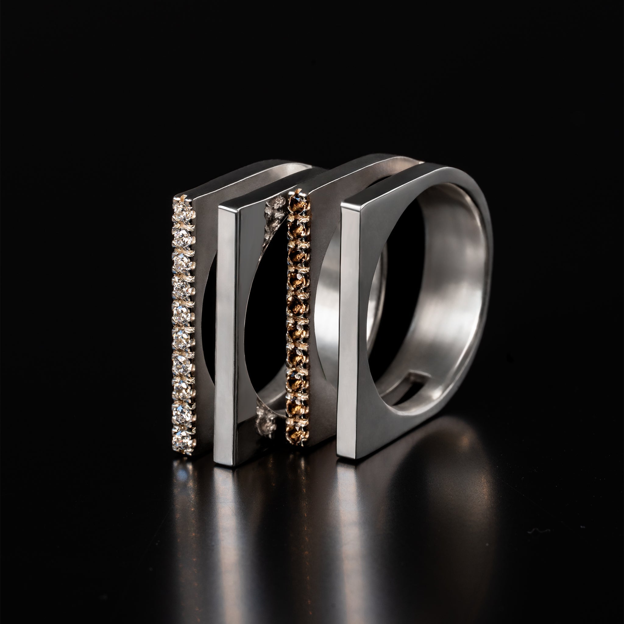 Liminal-Duo Ring Glint - SV