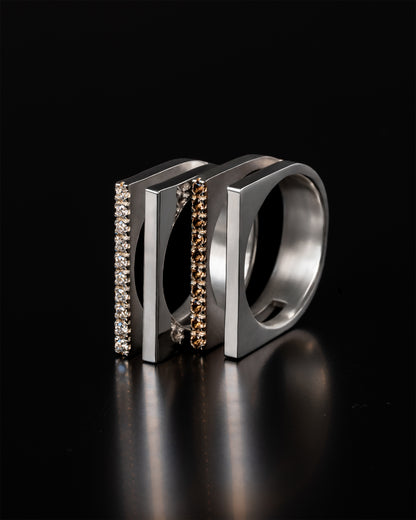 Liminal-Duo Ring Glint - SV