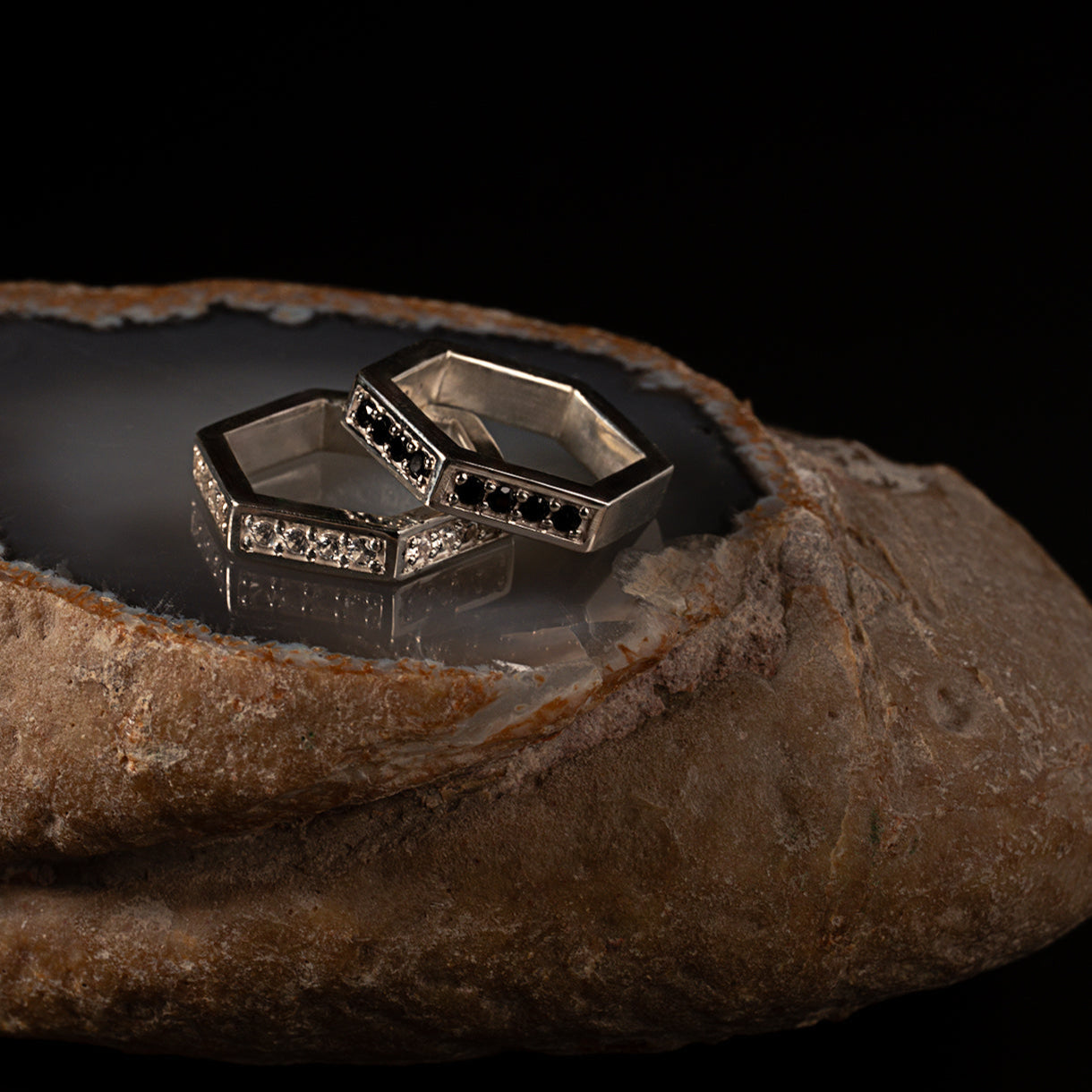 Aspect-Half Eternity Ring‐Heavy - SV