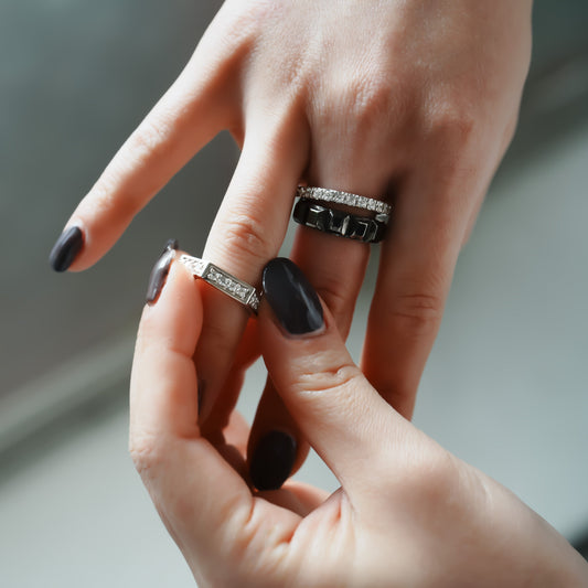 Multiple‐６ Harf Eternity Ring‐Heavy SV