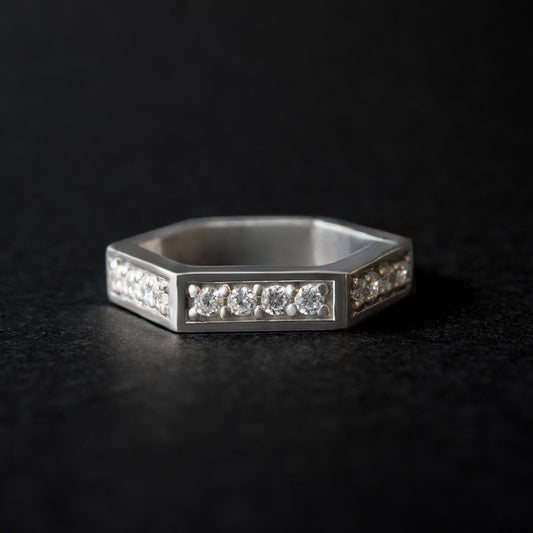 Multiple-Half Eternity Ring‐Heavy SV
