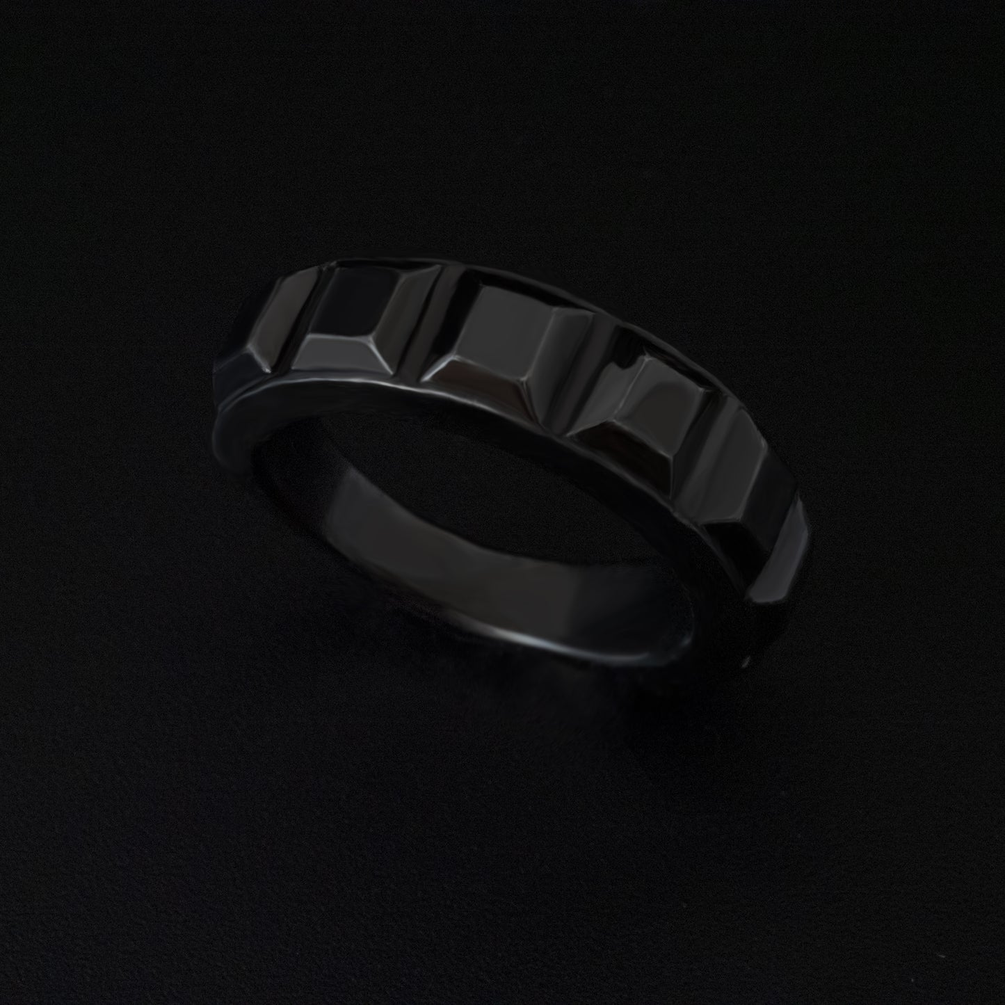 Grid-Pulse Ring Black-SV