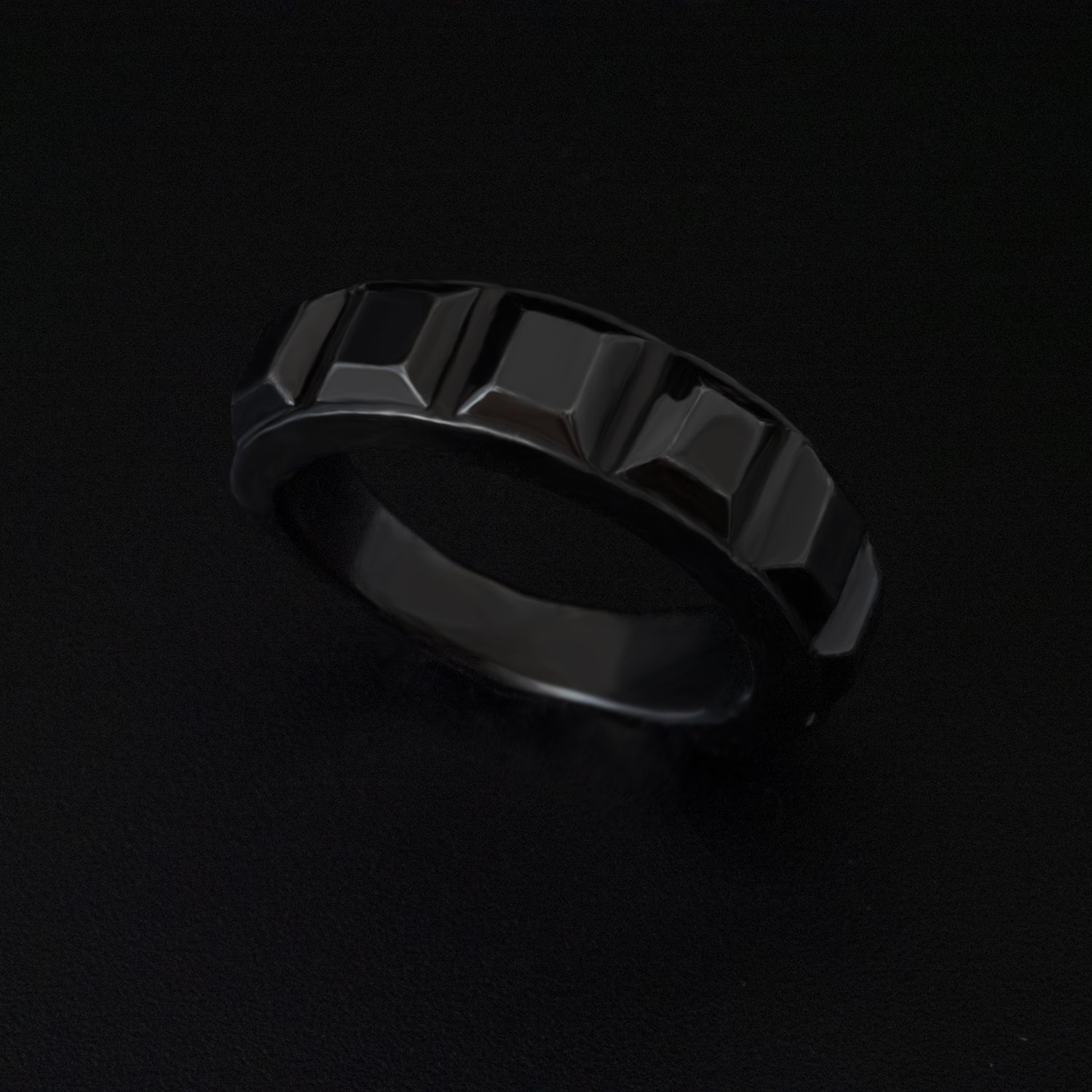 Pulse-Noir Ring - SV