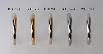Bulge-Ring -Petit　YG/WG