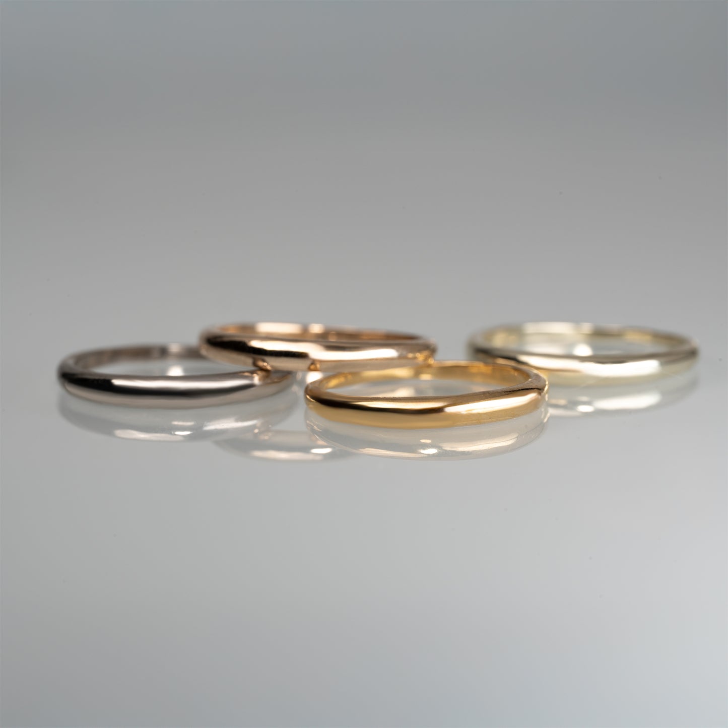 Bulge-Ring -Petit　YG/WG