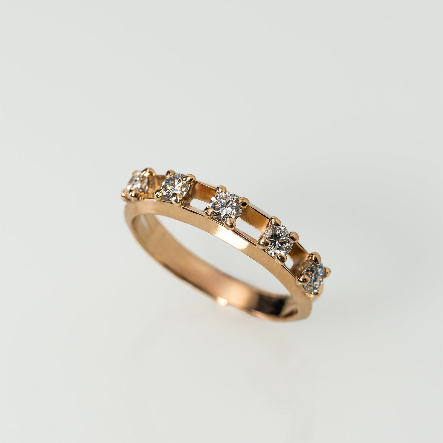 Float Half Eternity Ring【LGD】