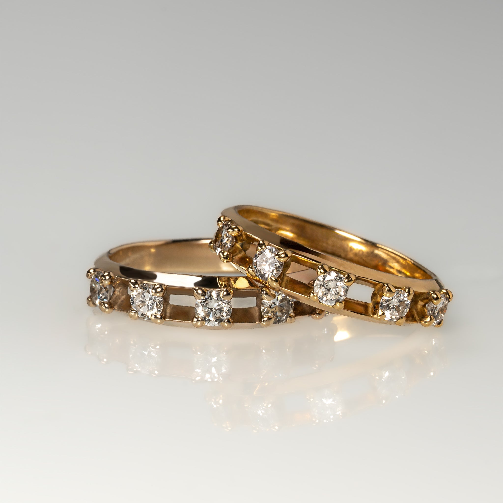 Float Half Eternity Ring【LGD】
