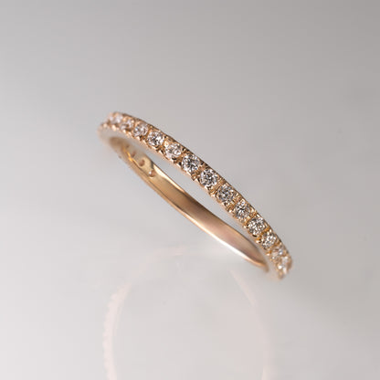 Glide Half Eternity Ring-Grace1.5 YG/WG 【LGD】