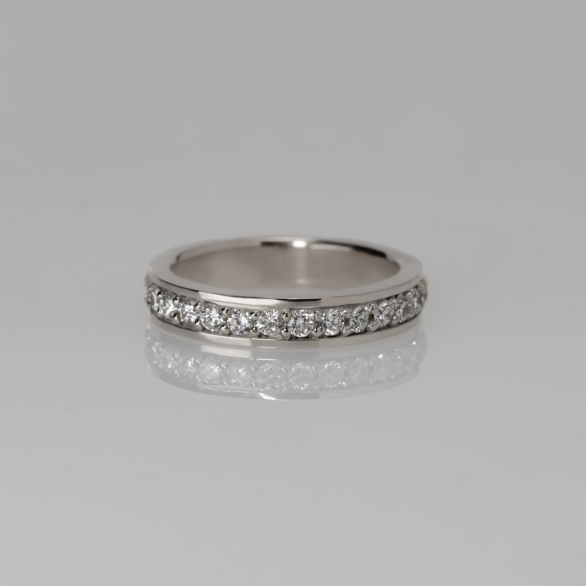 Secure Half Eternity Ring - YG/WG【LGD】