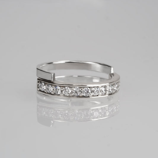 Layer-Half Eternity Ring / WG【LGD】