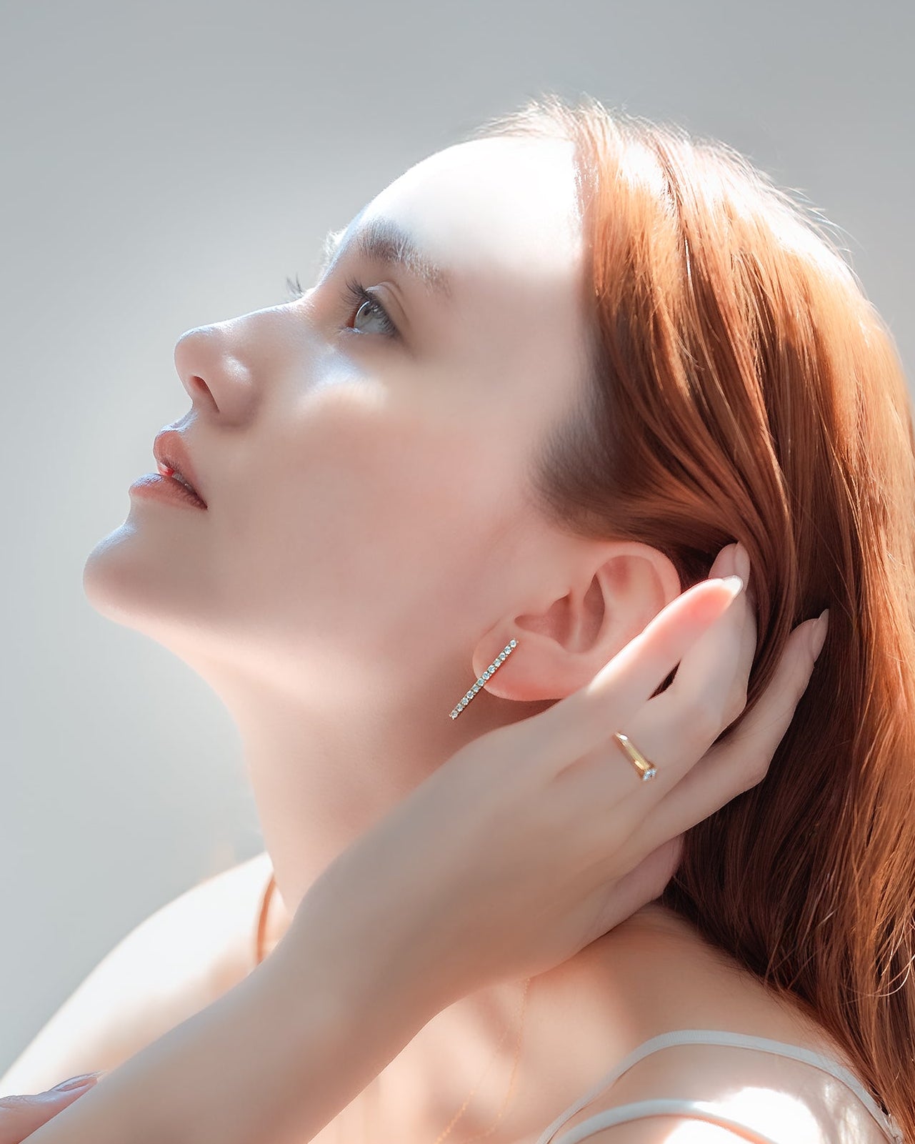 Ray Bar-Pierce-Radiant"2 Long - YG/WG 【LGD】