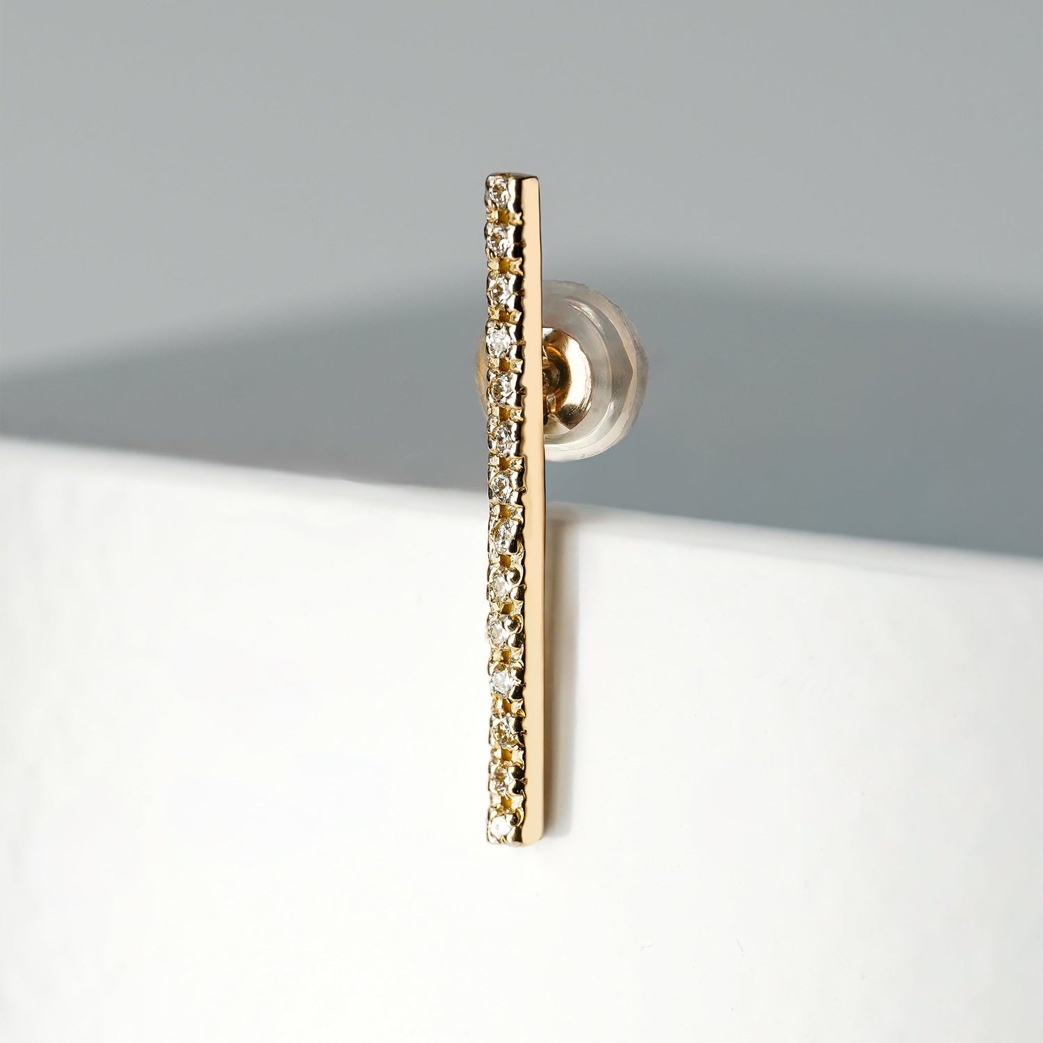 Ray Bar-Pierce-Petite"1 Midi - YG/WG 【DIA】