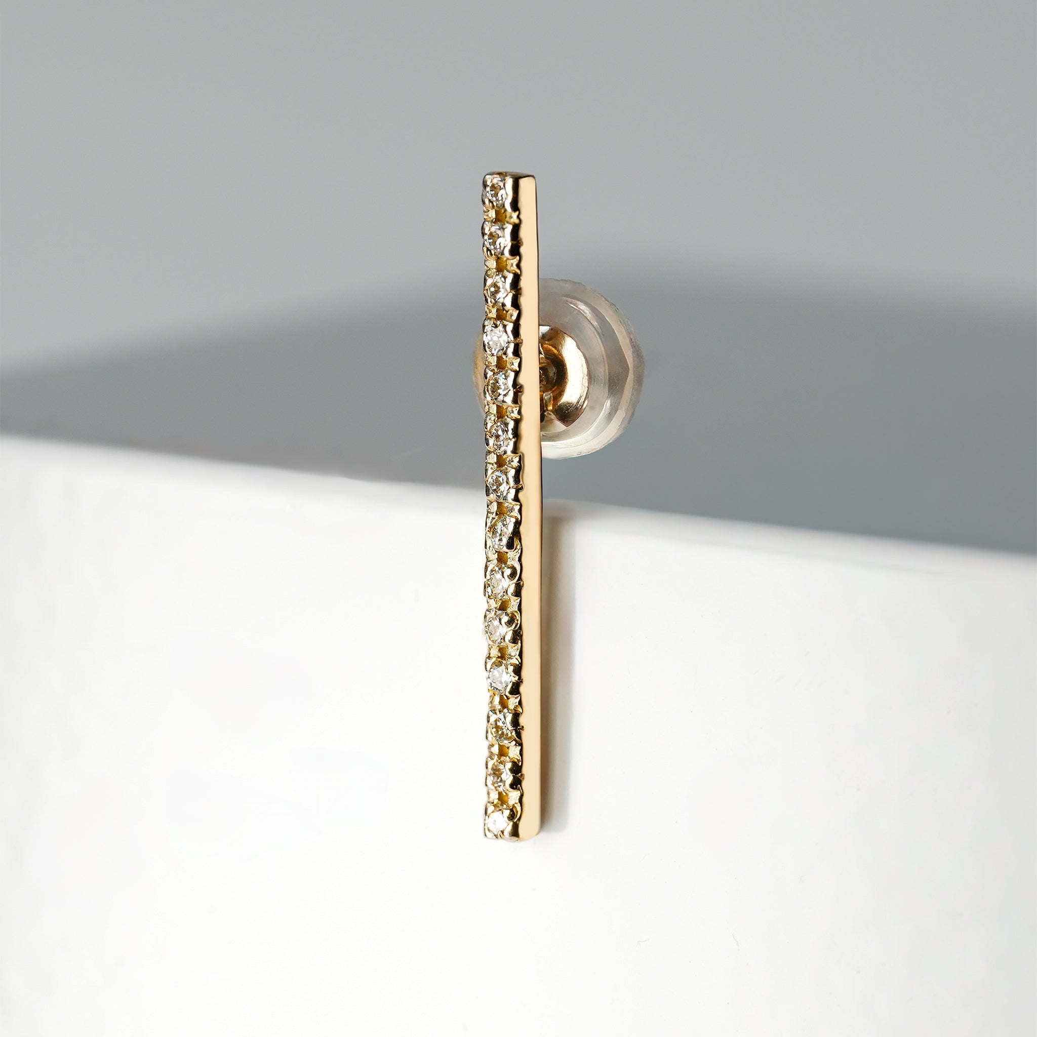 Ray Bar-Pierce-Petite"1 Midi - YG/WG 【DIA】